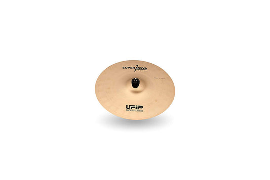 Ufip SN-10 Supernova Series 10 Inch Splash Cymbal l B8 Bonze Alloy l Hand-Crafted in Italy Since 1931 l Hand Polished Brilliant Finish l Designed for Hip Hop, Drum and Bass, Funk & Urban Genres