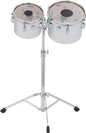 Pearl President Deluxe Concert Tom Set 8" and 10" with Stand Ct950 Silver Sparkle (PSD0810P/C450)