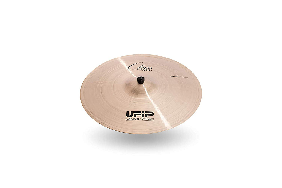 Ufip CS-17FC Class Series 17 Inch Fast Crash Cymbal l B20 Bronze Alloy l Hand-Crafted in Italy Since 1931 utilizing our Exclusive Rotocasting Process