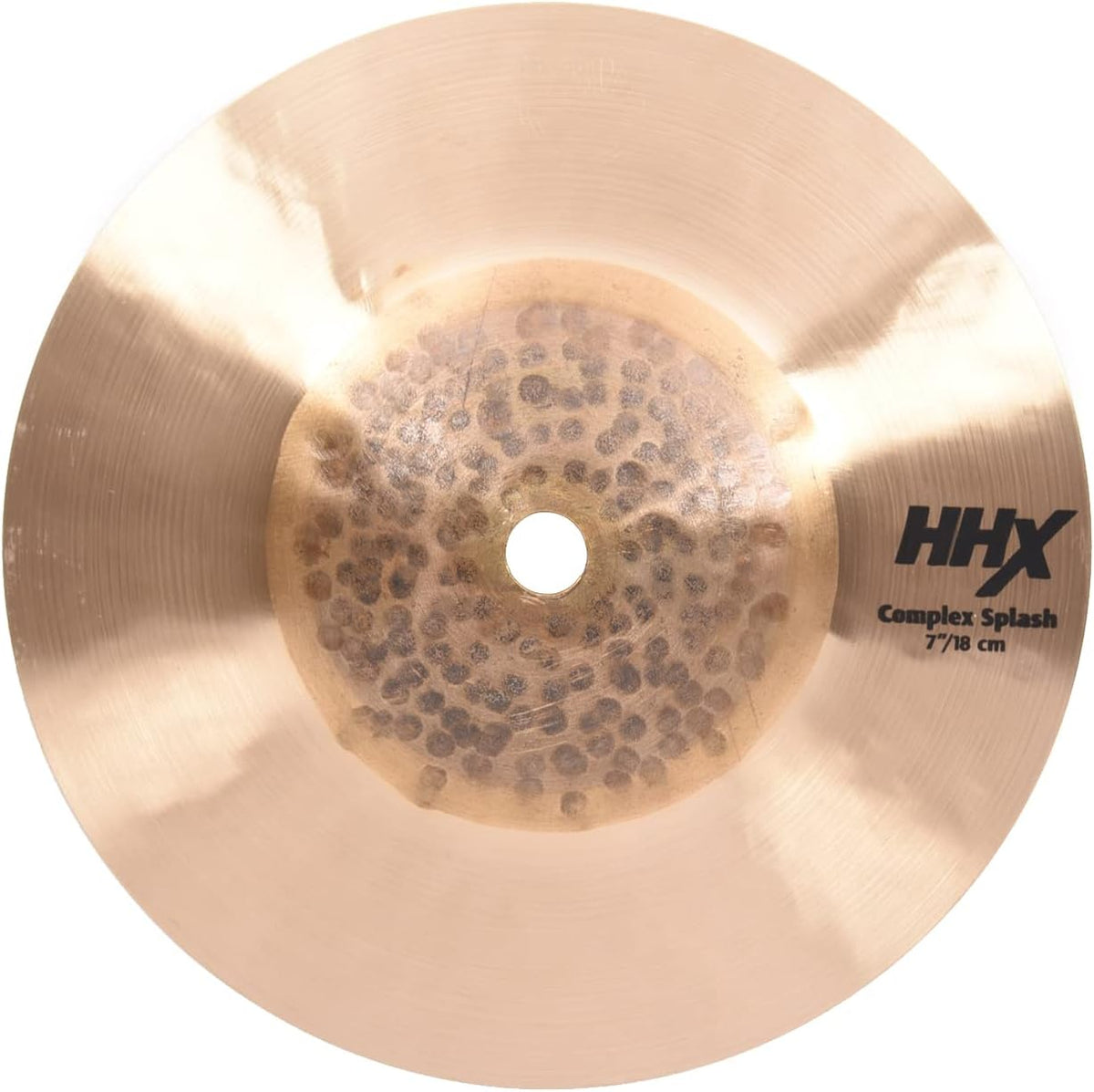 Sabian HHX 7 Inch Complex Splash Cymbal l B20 Bronze Alloy l 80% Copper - 20% Tin l Made in Canada l Model 10705XCN