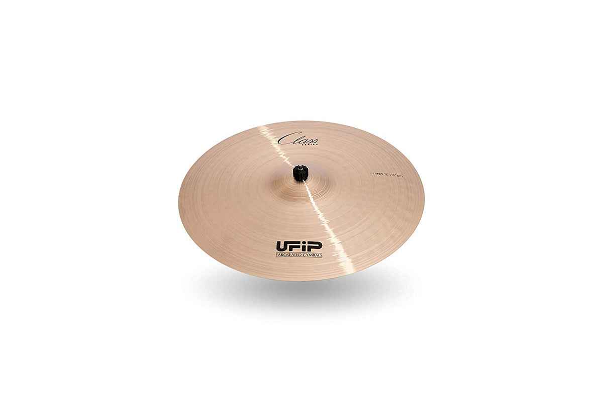 Ufip CS-16L Class Series 16 Inch Light Crash Cymbal l B20 Bronze Alloy l Hand-Crafted in Italy Since 1931 utilizing our Exclusive Rotocasting Process