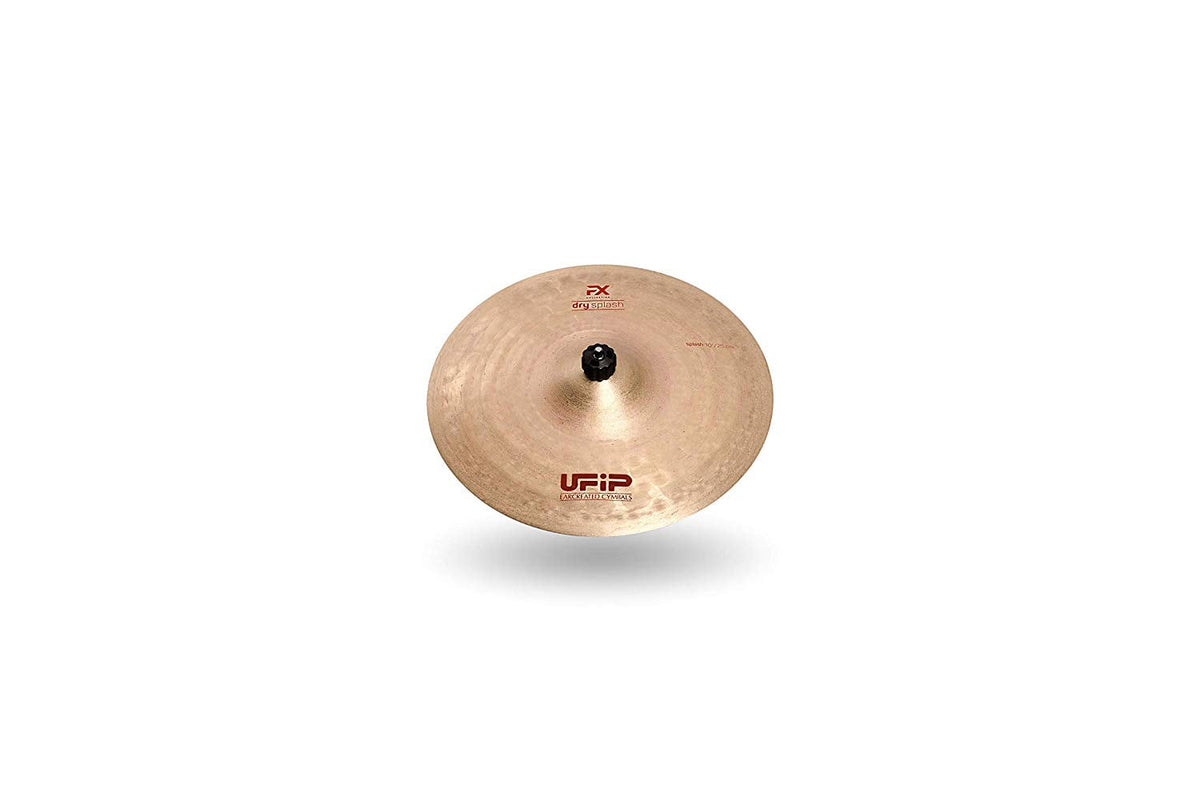 Ufip FX-10DS FX Series 10 Inch Dry Splash Cymbal l B20 Bronze Alloy l Hand-Crafted in Italy Since 1931 utilizing our Exclusive Rotocasting Process