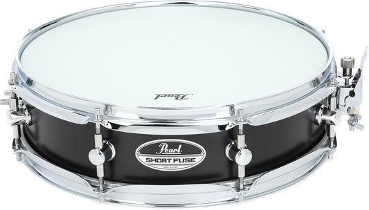 Pearl 13 Inch x 3.5 Inch Short Fuse Steel Snare Drum - Model SFS1335B