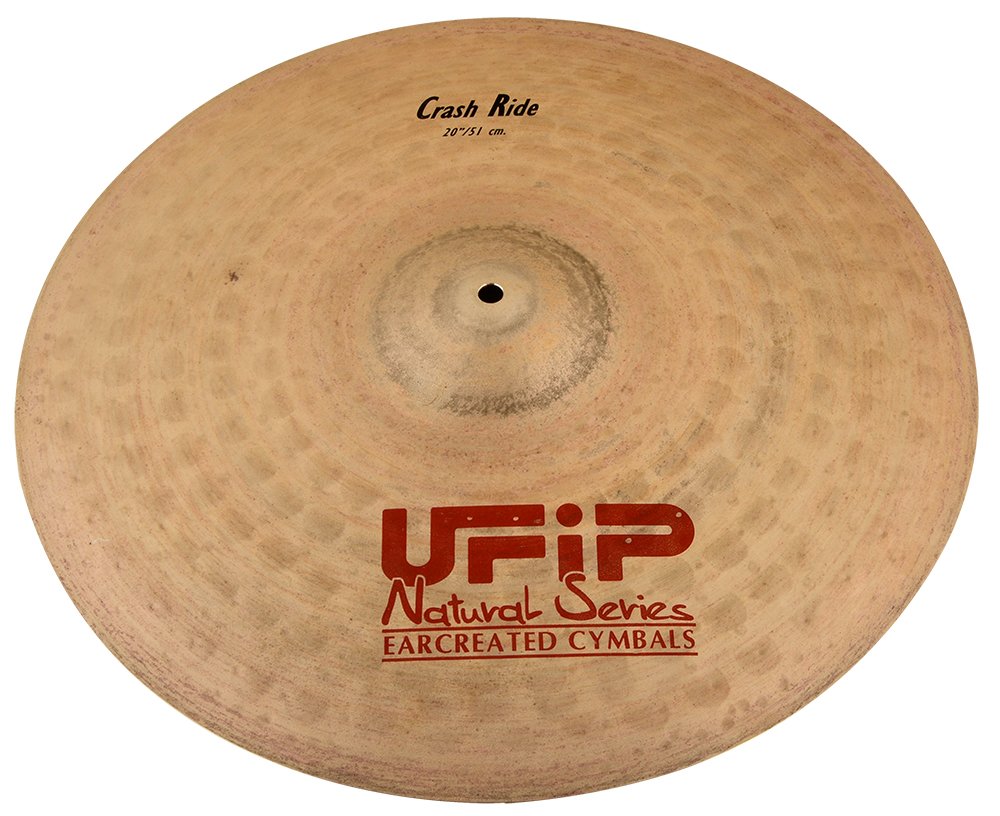 Ufip NS-21CR Natural Series 21 Inch Crash Ride Cymbal l B20 Bronze Alloy l Hand-Crafted in Italy Since 1931 utilizing our Exclusive Rotocasting Process l Designed for Jazz, R&B, Fusion & Blues