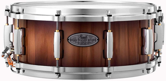 Pearl Brian Frasier Moore 14 Inch x 5.5 Inch 12-Ply Maple/Gum Signature Snare Drum - Model BFM1455S/C