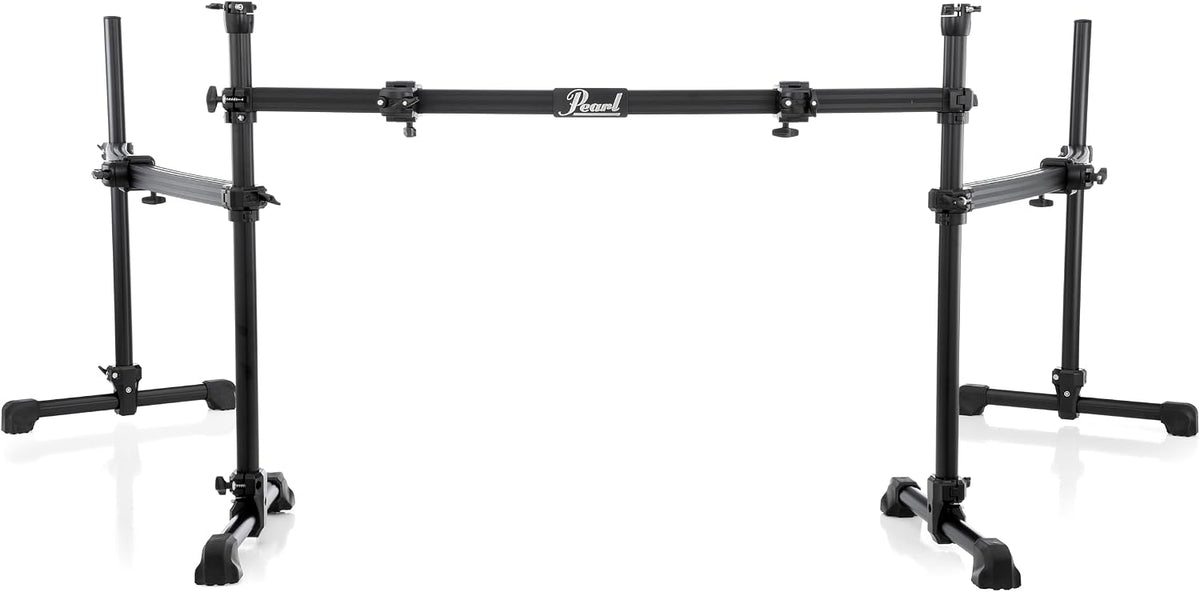 Pearl Icon Three-Sided Drum Rack, Curved/Black (W/Pcx100/B X4 & Pcl100/B X2)