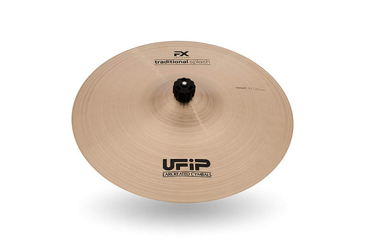 Ufip FX-10TSL FX Series 10 Inch Light Traditional Splash Cymbal l B20 Bronze Alloy l Hand-Crafted in Italy Since 1931 utilizing our Exclusive Rotocasting Process