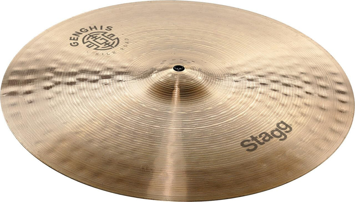 Stagg Genghis 16 Inch Medium Crash Cymbal l B20 Bronze Alloy l 80% - 20% Tin l Model GENG-CM16R