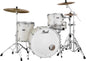Pearl Drum Set 3PC Shell Pack, (Cymbals and Hardware Not Included) White Satin, (DMP943XPC229)