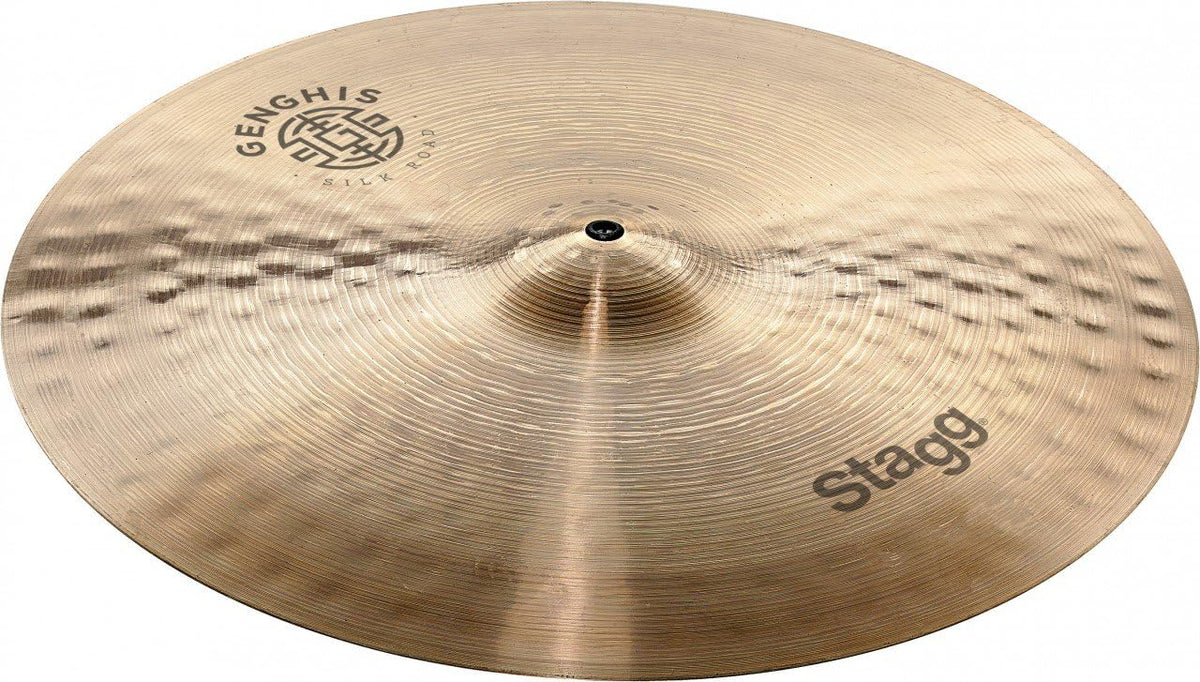 Stagg Genghis 17 Inch Medium Crash Cymbal l B20 Bronze Alloy l 80% - 20% Tin l Model GENG-CM17R