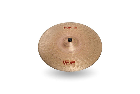 Ufip NS-16 Natural Series 16 Inch Crash Cymbal l B20 Bronze Alloy l Hand-Crafted in Italy Since 1931 utilizing our Exclusive Rotocasting Process l Designed for Jazz, R&B, Fusion, Blues & Country