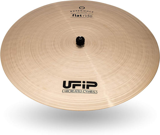Ufip ES-18FR Experience Collection 18 Inch Flat Ride Cymbal l B20 Bronze Alloy l Hand-Crafted in Italy Since 1931 utilizing our Exclusive Rotocasting Process