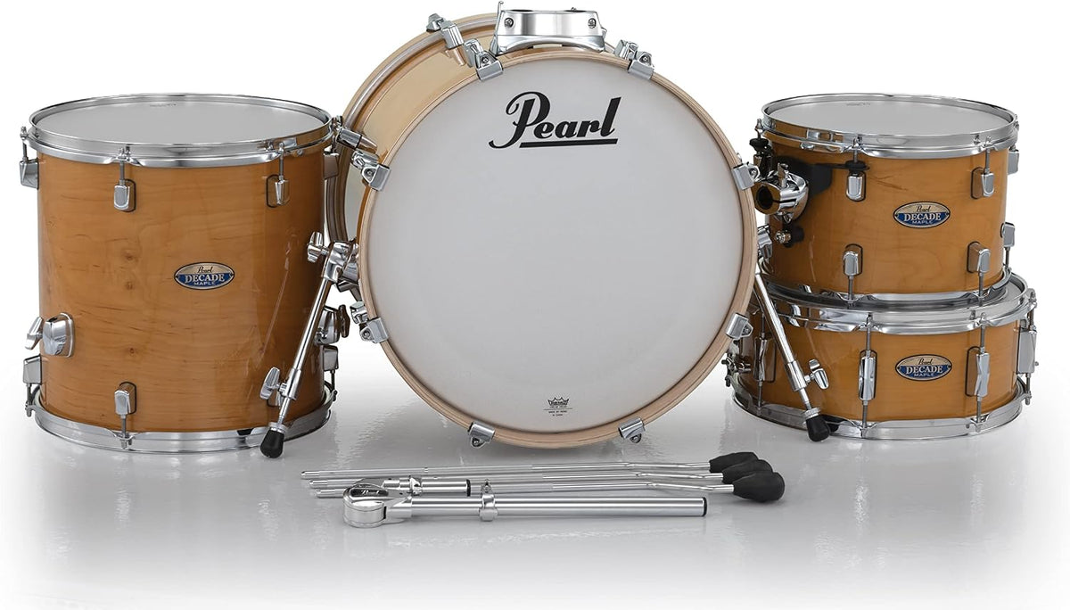 Pearl Decade Maple Drum Bop Shell Pack, Pale Amber Gloss, (DMP984P/C848)