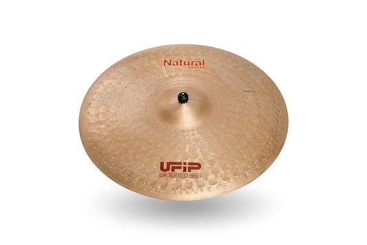 Ufip NS-20 Natural Series 20 Inch Crash Cymbal l B20 Bronze Alloy l Hand-Crafted in Italy Since 1931 utilizing our Exclusive Rotocasting Process l Designed for Jazz, R&B, Fusion, Blues & Country