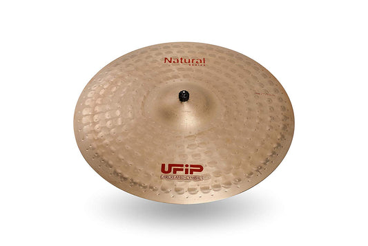 Ufip NS-21LR Natural Series 21 Inch Light Ride Cymbal l B20 Bronze Alloy l Hand-Crafted in Italy Since 1931 utilizing our Exclusive Rotocasting Process l Designed for Jazz, R&B, Fusion & Blues