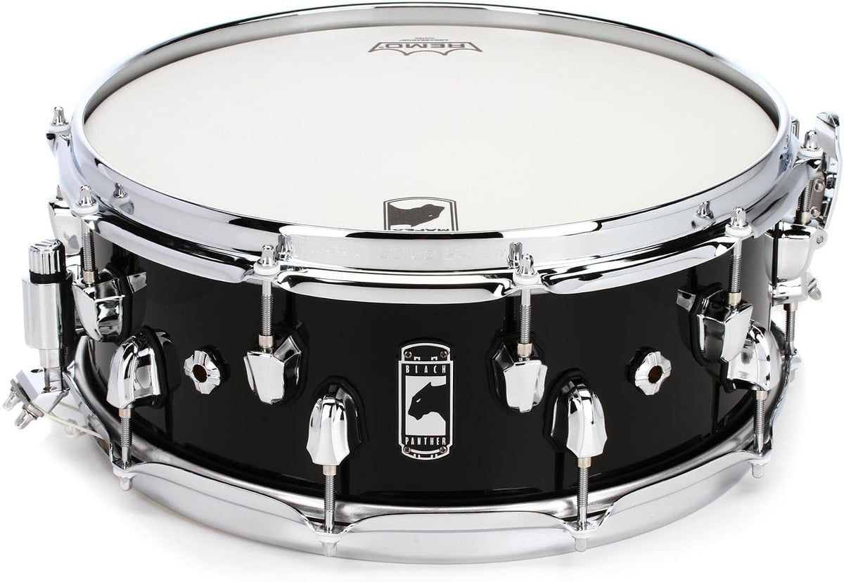 Mapex Black Panther Nucleus 14 Inch x 5.5 Inch Snare Drum l Piano Black Finish l Model BPNMW4550CPB