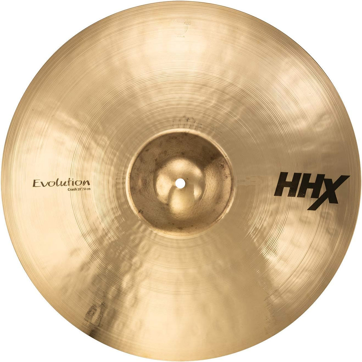 Sabian HHX 20 Inch Evolution Crash Cymbal l Brilliant Finish l B20 Bronze Alloy l 80% Copper - 20% Tin l Made in Canada l Model 12006XEB