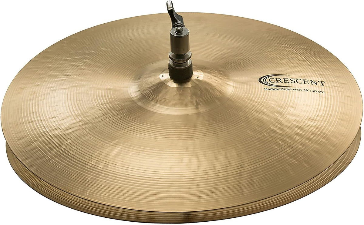 Sabian HH 14 Inch Hammertone Hi Hat Cymbals l B20 Bronze Alloy l 80% Copper - 20% Tin l Made in Canada l Model H14H