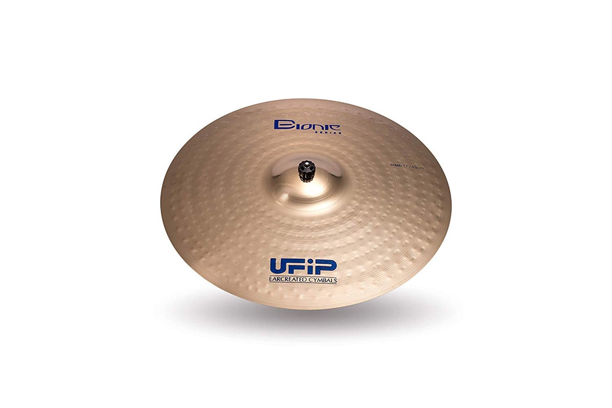 Ufip BI-17 Bionic Series 17 Inch Crash Cymbal l B20 Bronze Alloy l Hand-Crafted in Italy Since 1931 utilizing our Exclusive Rotocasting Process I Designed for Rock, Hard Rock, Heavy Metal & Fusion