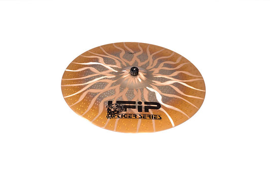 Ufip TS-17 Tiger Series 17 Inch Crash Cymbal l Hand Hammered B8 Bronze Alloy l Explosive Sound with Powerful Quick Response & Lasting Sustain l Designed for Hard Rock, Heavy Metal, Punk & Rock