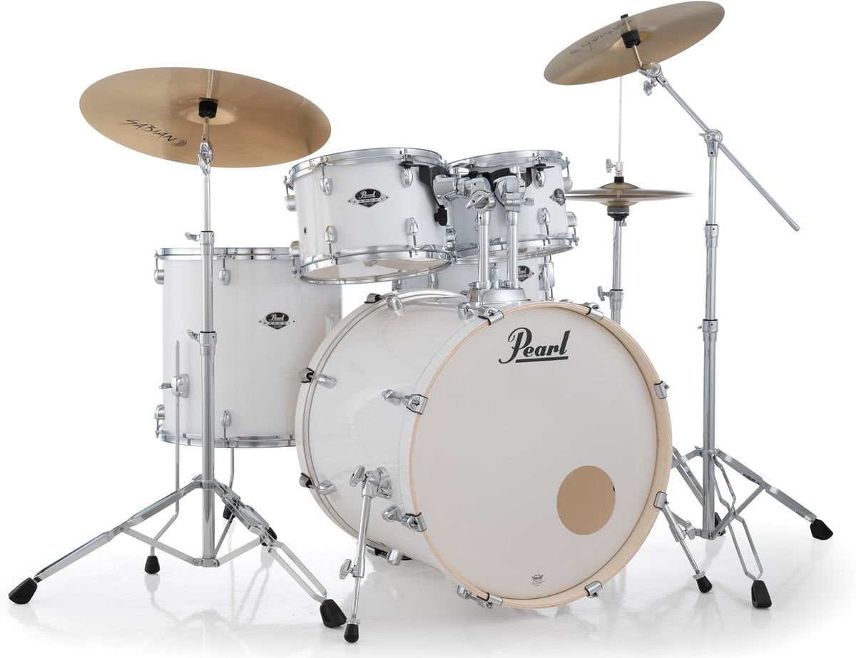 Pearl Export 5 Piece Drum Set Pure White with Hardware (Cymbals Sold Separately) (EXX705NN/C33)