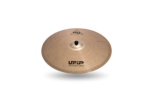 Ufip EST-18 Est. 1931 Series 18 Inch Crash Cymbal l B20 Bronze Alloy l Hand-Crafted in Italy Since 1931 utilizing our Exclusive Rotocasting Process l Designed for Jazz, Big Band, Funk & Pop