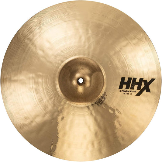 Sabian HHX 19 Inch X-Plosion Crash Cymbal l Brilliant Finish l B20 Bronze Alloy l 80% Copper - 20% Tin l Made in Canada l Model 11987XB