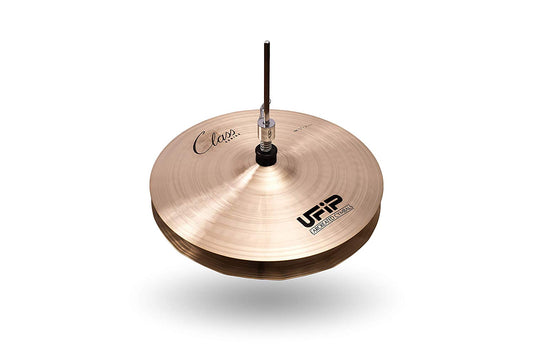 Ufip CS-12WHH Class Series 12 Inch Wave Hi Hat Cymbals l B20 Bronze Alloy l Hand-Crafted in Italy Since 1931 utilizing our Exclusive Rotocasting Process