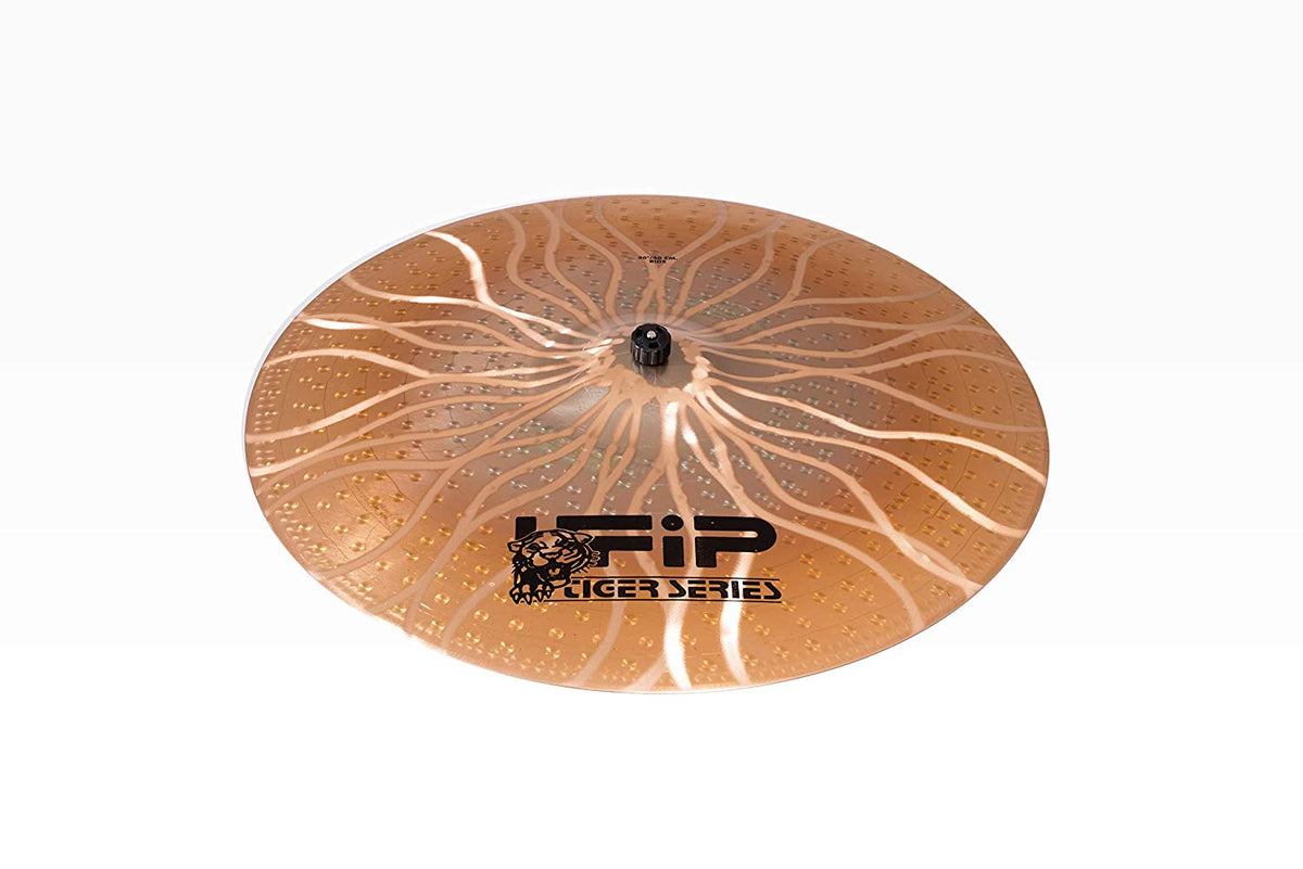 Ufip TS-20R Tiger Series 20 Inch Ride Cymbal l Hand Hammered B8 Bronze Alloy l Explosive Sound with Powerful Quick Response & Lasting Sustain l Designed for Hard Rock, Heavy Metal, Punk & Rock