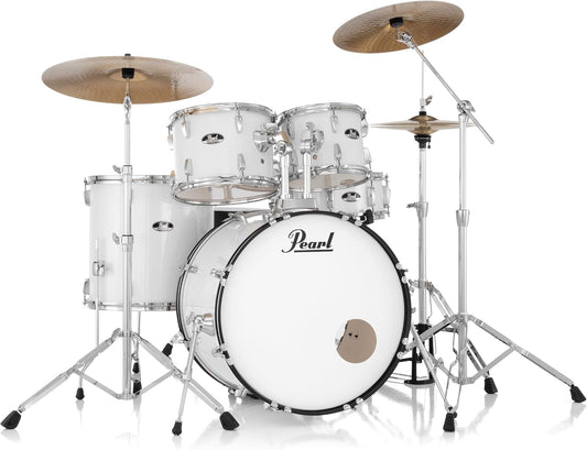 Pearl Roadshow Drum Set 5-Piece Complete Kit with Upgraded BRD Cymbals and Additional Cymbal Stand