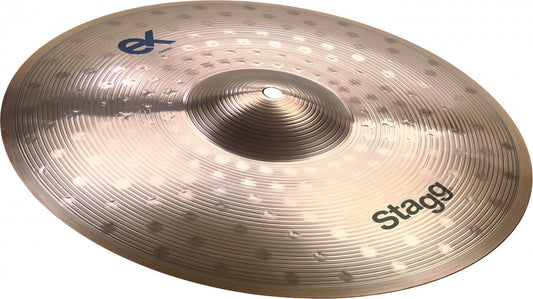 Stagg EX Series 10 Inch Medium Splash Cymbal l Brilliant Finish l B8 Bronze Alloy l 92% Copper - 8% Tin l Model EX-SM10B