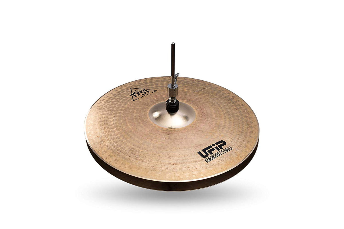 Ufip EST-15HH Est. 1931 Series 15 Inch Hi Hat Cymbals l B20 Bronze Alloy l Hand-Crafted in Italy Since 1931 utilizing our Exclusive Rotocasting Process l Designed for Jazz, Big Band, Funk & Pop