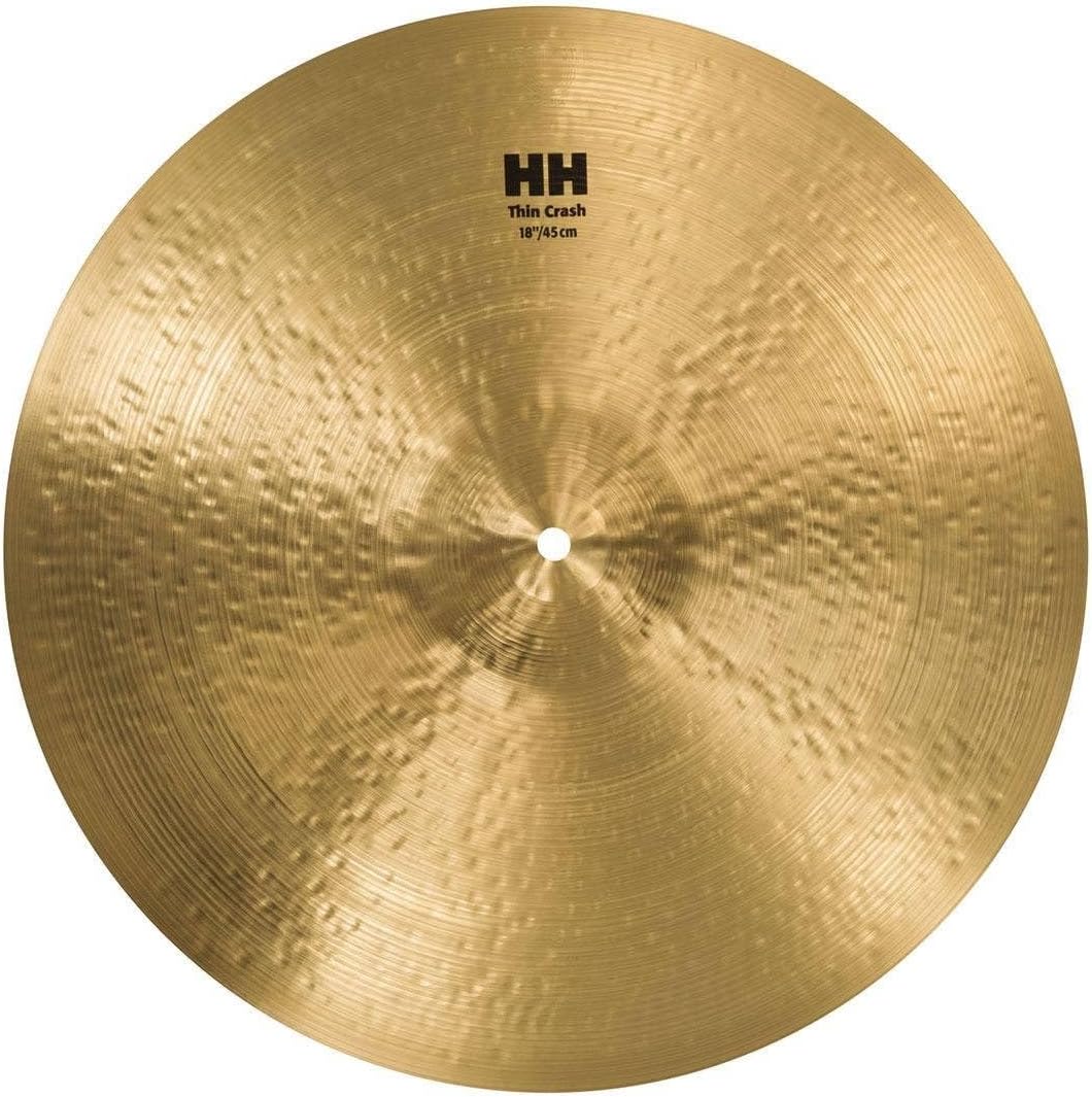 Sabian HH 18 Inch Thin Crash Cymbal l B20 Bronze Alloy l 80% Copper - 20% Tin l Made in Canada l Model 11806