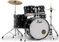 Pearl Roadshow Drum Set 5-Piece Complete Kit with Cymbals and Stands, Jet Black (RS525SC/C31)