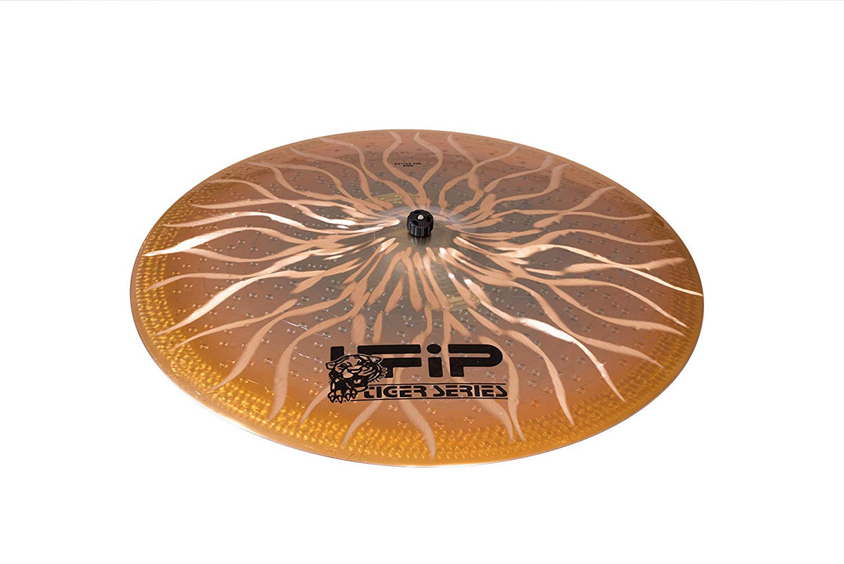 Ufip TS-22R Tiger Series 22 Inch Ride Cymbal l Hand Hammered B8 Bronze Alloy l Explosive Sound with Powerful Quick Response & Lasting Sustain l Designed for Hard Rock, Heavy Metal, Punk & Rock