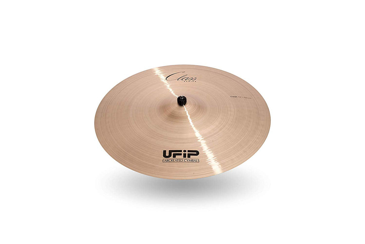 Ufip CS-19L Class Series 19 Inch Light Crash Cymbal l B20 Bronze Alloy l Hand-Crafted in Italy Since 1931 utilizing our Exclusive Rotocasting Process