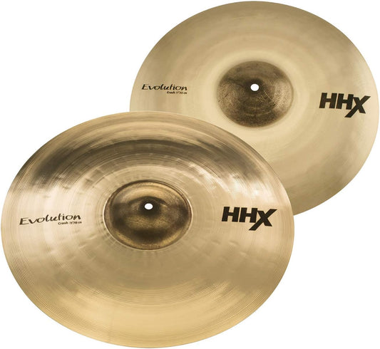 Sabian HHX Evo Crash Combo l B20 Bronze Alloy l 80% Copper - 20% Tin l Made in Canada l Model 15004XEB