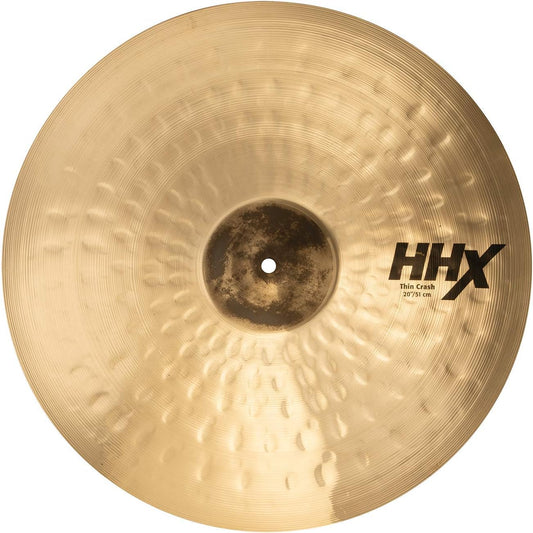 Sabian HHX 20 Inch Thin Crash Cymbal l Brilliant Finish l B20 Bronze Alloy l 80% Copper - 20% Tin l Made in Canada l Model 12006XTB
