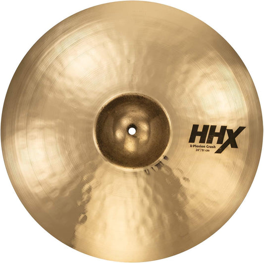 Sabian HHX 20 Inch X-Plosion Crash Cymbal l Brilliant Finish l B20 Bronze Alloy l 80% Copper - 20% Tin l Made in Canada l Model 12087XB