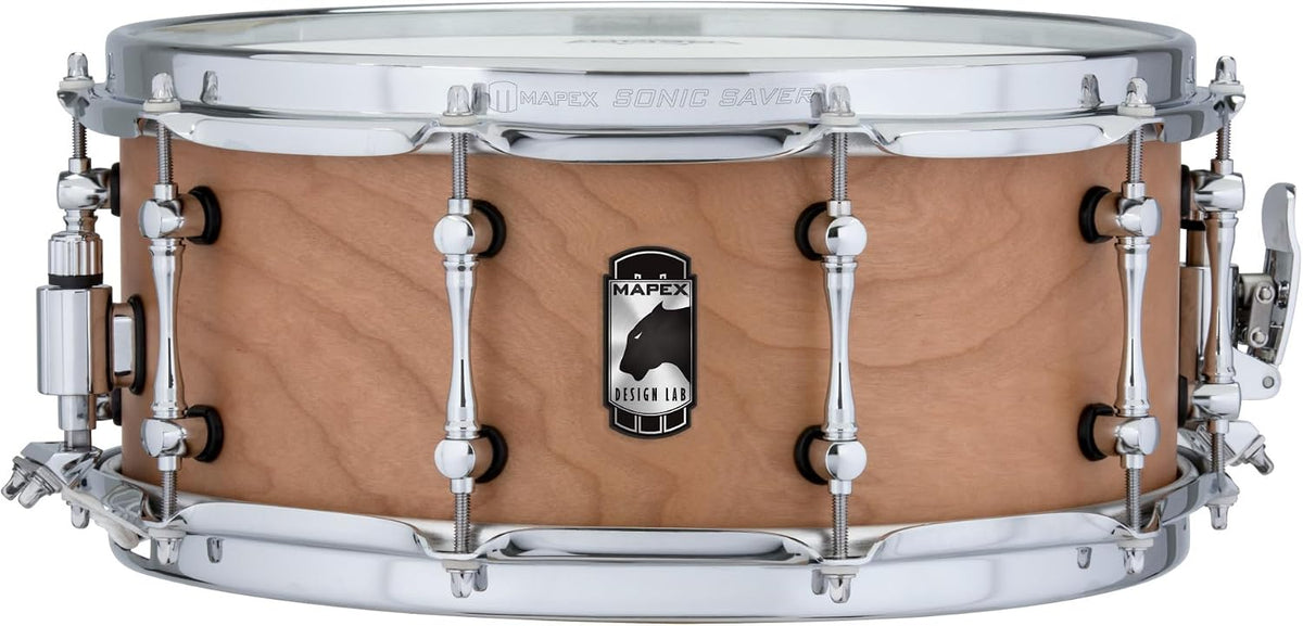Mapex Black Panther Design Lab Cherry Bomb 13 Inch x 5.5 Inch Snare Drum l Natural Satin Finish l Model BPCW3550CNW