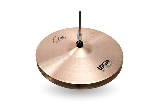Ufip CS-15MHH Class Series 15 Inch Medium Hi Hat Cymbals l B20 Bronze Alloy l Hand-Crafted in Italy Since 1931 utilizing our Exclusive Rotocasting Process