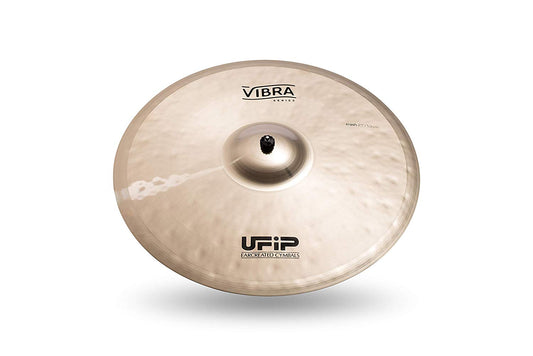 Ufip VB-21 Vibra Series 21 Inch Crash Cymbal l B20 Bronze Alloy l Hand-Crafted in Italy Since 1931 utilizing our Exclusive Rotocasting Process l Designed for Pop, Fusion, World, Rock & Acoustic