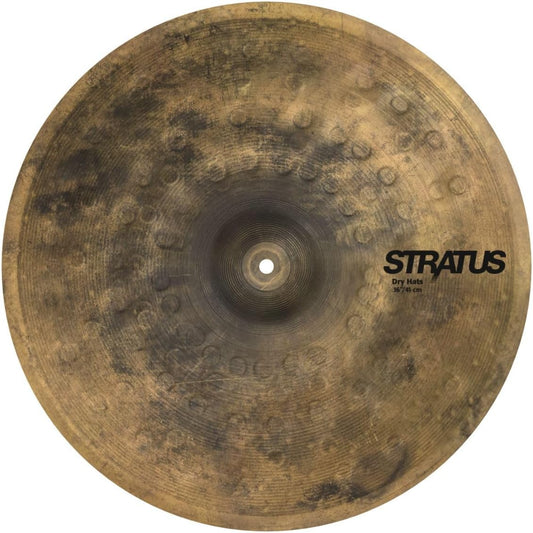 Sabian Stratus 16 Inch Dry Hi Hat Cymbals l B20 Bronze Alloy l 80% Copper - 20% Tin l Made in Canada l Model SD1602
