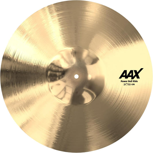Sabian AAX 21 Inch Power Bell Ride Cymbal l B20 Bronze Alloy l 80% Copper - 20% Tin l Made in Canada l Model 22158XB