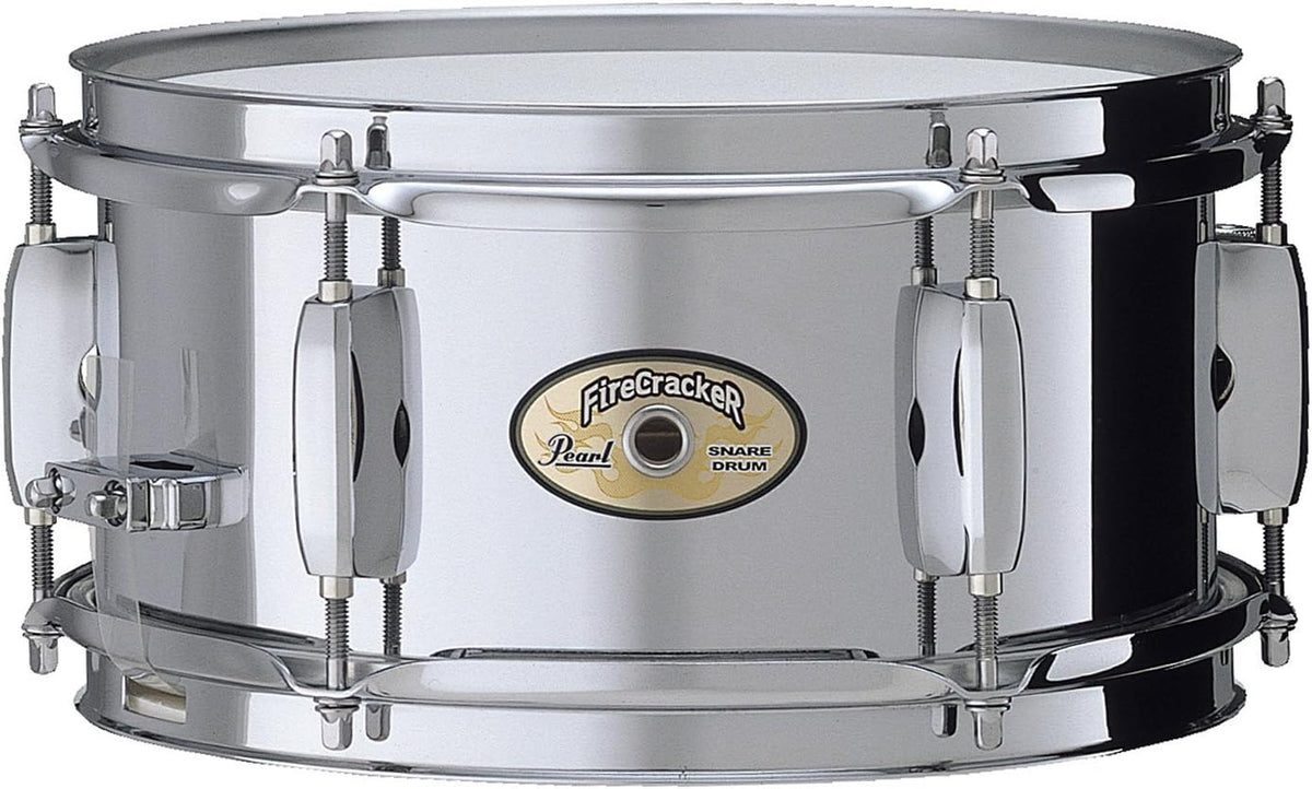 Pearl 10 Inch x 5 Inch Steel Shell FireCracker Snare Drum - Model FCS1050