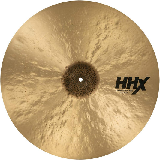 Sabian HHX 22 Inch Complex Thin Ride Cymbal l B20 Bronze Alloy l 80% Copper - 20% Tin l Made in Canada l Model 12210XCN