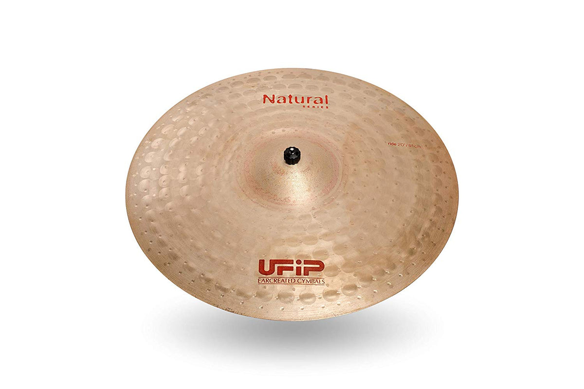 Ufip NS-20LR Natural Series 20 Inch Light Ride Cymbal l B20 Bronze Alloy l Hand-Crafted in Italy Since 1931 utilizing our Exclusive Rotocasting Process l Designed for Jazz, R&B, Fusion & Blues
