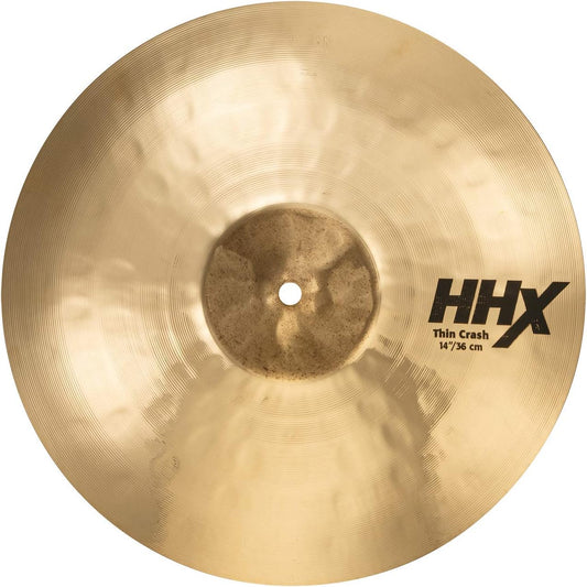 Sabian HHX 14 Inch Thin Crash Cymbal l Brilliant Finish l B20 Bronze Alloy l 80% Copper - 20% Tin l Made in Canada l Model 11406XTB