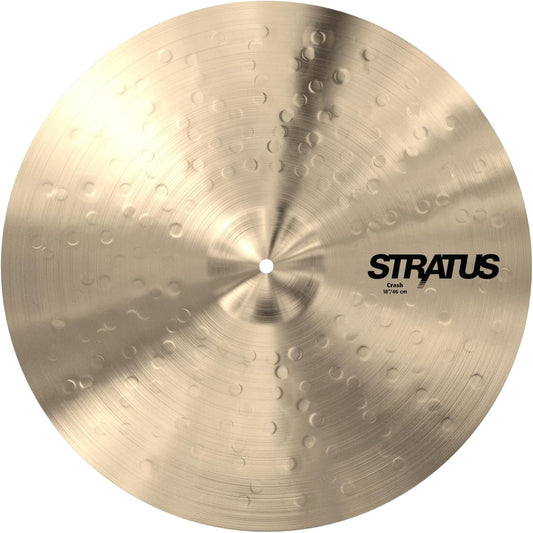 Sabian Stratus 18 Inch Crash Cymbal l B20 Bronze Alloy l 80% Copper - 20% Tin l Made in Canada l Model S1806