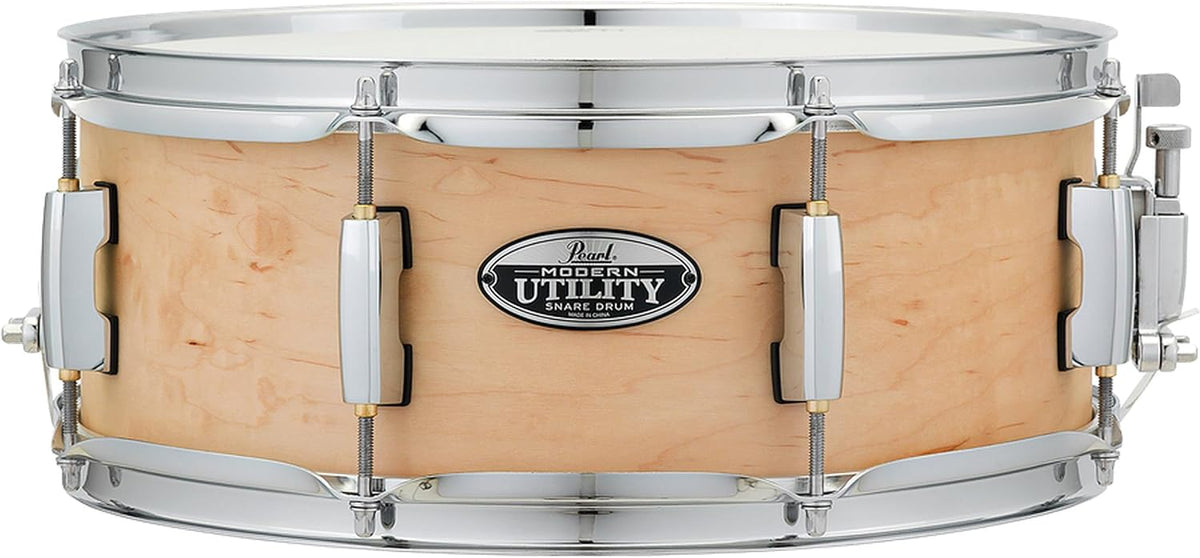 Pearl MUS1455M224 Modern Utility 14"x5.5" Maple Snare Drum, Matte Natural